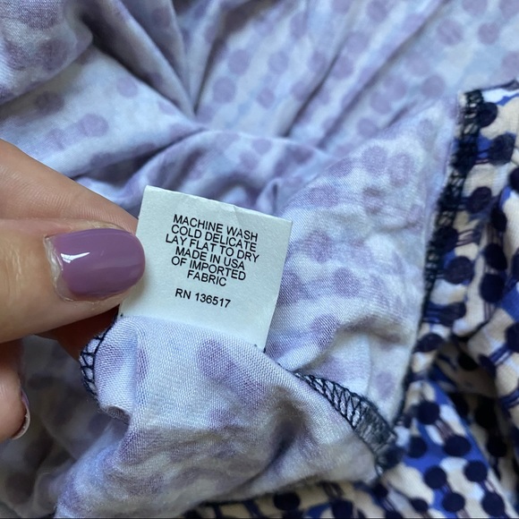 Loveappella knot shoulder printed maxi dress size medium - Picture 5 of 6